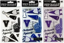 Jolee's Boutique Pep Rally SCHOOL SPIRIT Scrapbook Dimensional Stickers U-CHOOSE