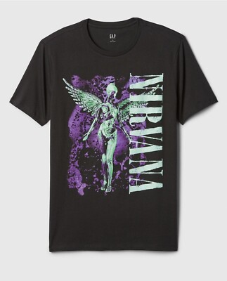 New Nirvana In Utero Gap Mens Medium Cobain Seattle Grunge Soft
