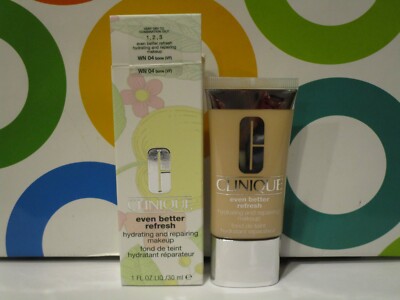 CLINIQUE ~ EVEN BETTER REFRESH REPAIRING MAKEUP ~ # WN 04 BONE ~ 1 OZ