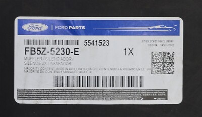 NEW OEM Ford Exhaust Muffler & Pipe Assembly FB5Z-5230-E Explorer