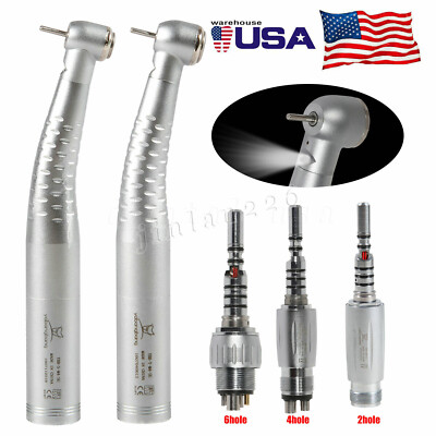 KaVo Style Dental LED Fiber Optic High Speed Handpiece / 2/4/6Hole Coupling