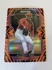 Alfredo Ruiz 2022 Prizm Draft Picks Tiger Stripe RC /99 St. Louis