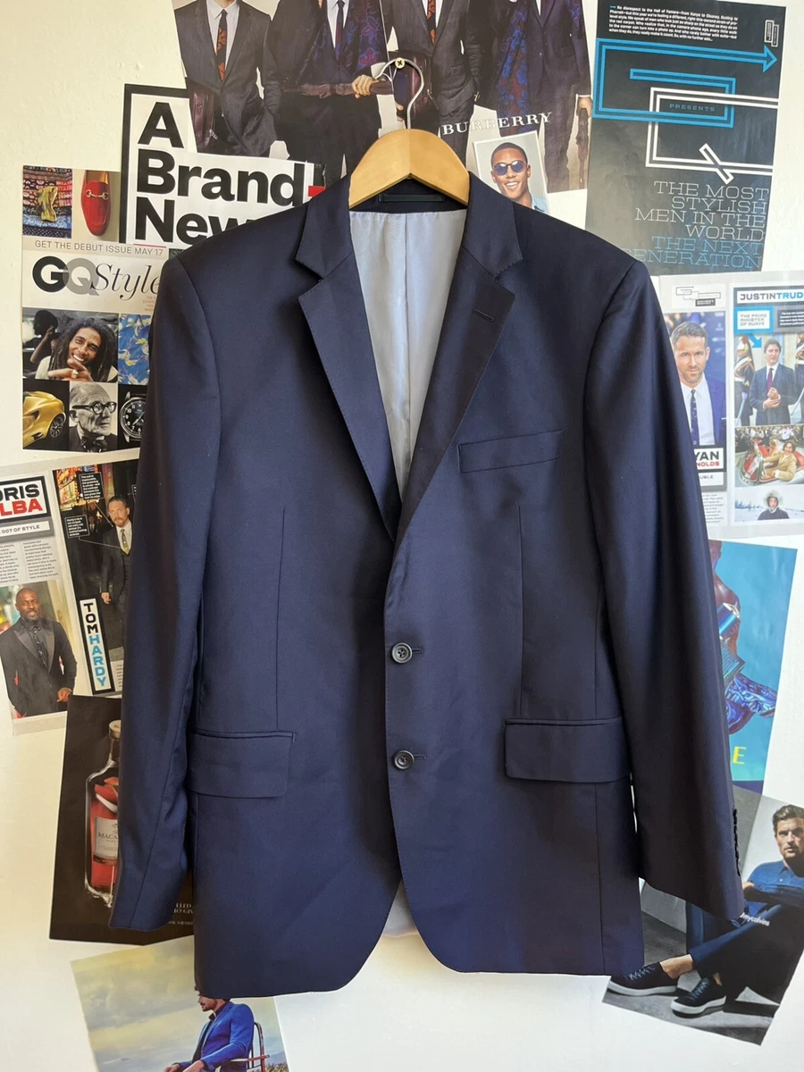 Men s Gieves Hawkes Custom Wassermann G Blazer Size 38 eBay