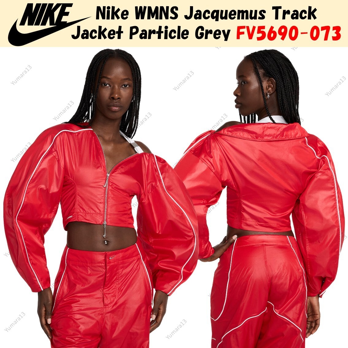 Nike WMNS Jacquemus Track Jacket University Red FV5690-642 Nike WMNS Jacquemus Track Jacket University Red FV5690-642