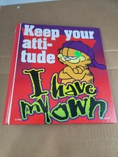 Vintage GARFIELD The Cat MEAD Organizer 3 Ring Binder Keep Your Attitude