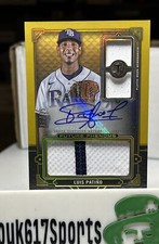 2022 Luis Patino Topps Triple Threads Gold Autograph Rookie Patch Auto RC #16/35