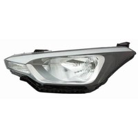 Halogen Scheinwerfer Rechts H4 Schwarz FüR Hyundai I20 Coupe Active Inkl. Lampen