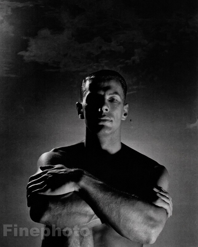 1945/94 Vintage GEORGE PLATT LYNES Semi Nude Male Model Photo 