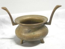 🇫🇷  BRULE ENCENS PARFUM BRONZE TRIPODE ASIATIQUE CHINE CHINA INCENSE BURNER