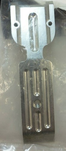 Integy T3110S Mid Front Silver Skid plate for Traxxas Revo Nitro or Electric - Picture 2 of 5