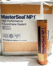 Qty 19 MasterSeal NP1 10.1 Oz. Polyurethane Sealant, Black