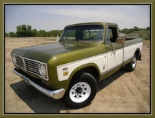 1972 INTERNATIONAL 1210 Pickup, Toolbox / Locker / Refrigerator Magnet, 42 MIL