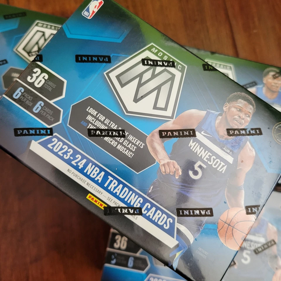 2023-24 Panini Mosaic Baloncesto Blaster Box Lote de 4 🔥 NUEVO Wembanyama Genesis Foto 2 de 4