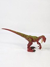 Jurassic World Camp Cretaceous Savage Strike Velociraptor 8" Red Dinosaur