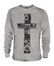 SPEAKERS CROSS UNISEX PRINTED FASHION SWEATER SWAG CHRISTIAN HIPSTER