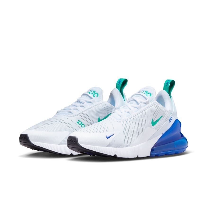 Women's Size 12 / Men's Size 10.5 Nike Air Max 270 White Green Lapis  AH6789-109 | eBay