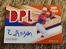 Elvis Rojas 2020 Elite Extra Edition DPL Triple Patch Autograph 039/125