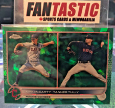 2022 Topps Chrome Sapphire GREEN /75 US78 Kirk McCarty / Tanner Tully RC