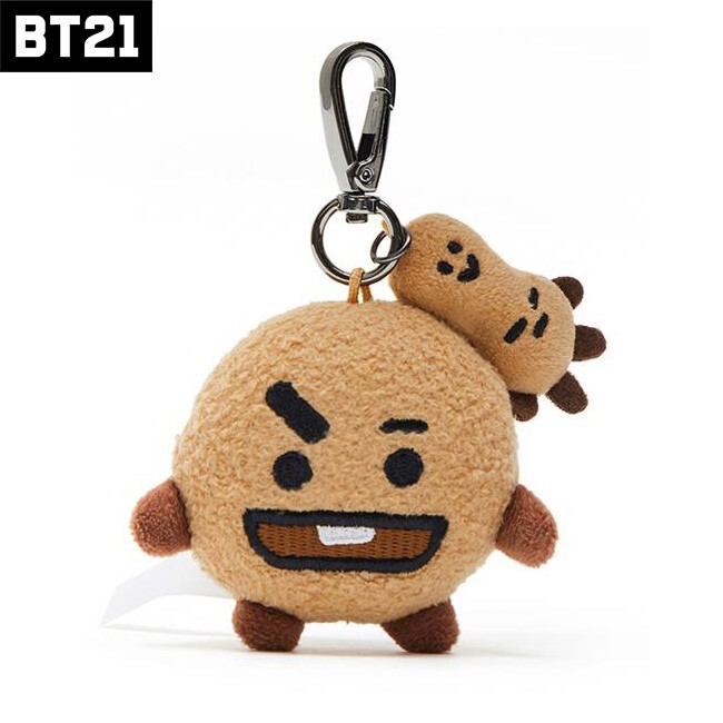 BTS BT21 Official Authentic Shooky Soft Plush Bag Charm