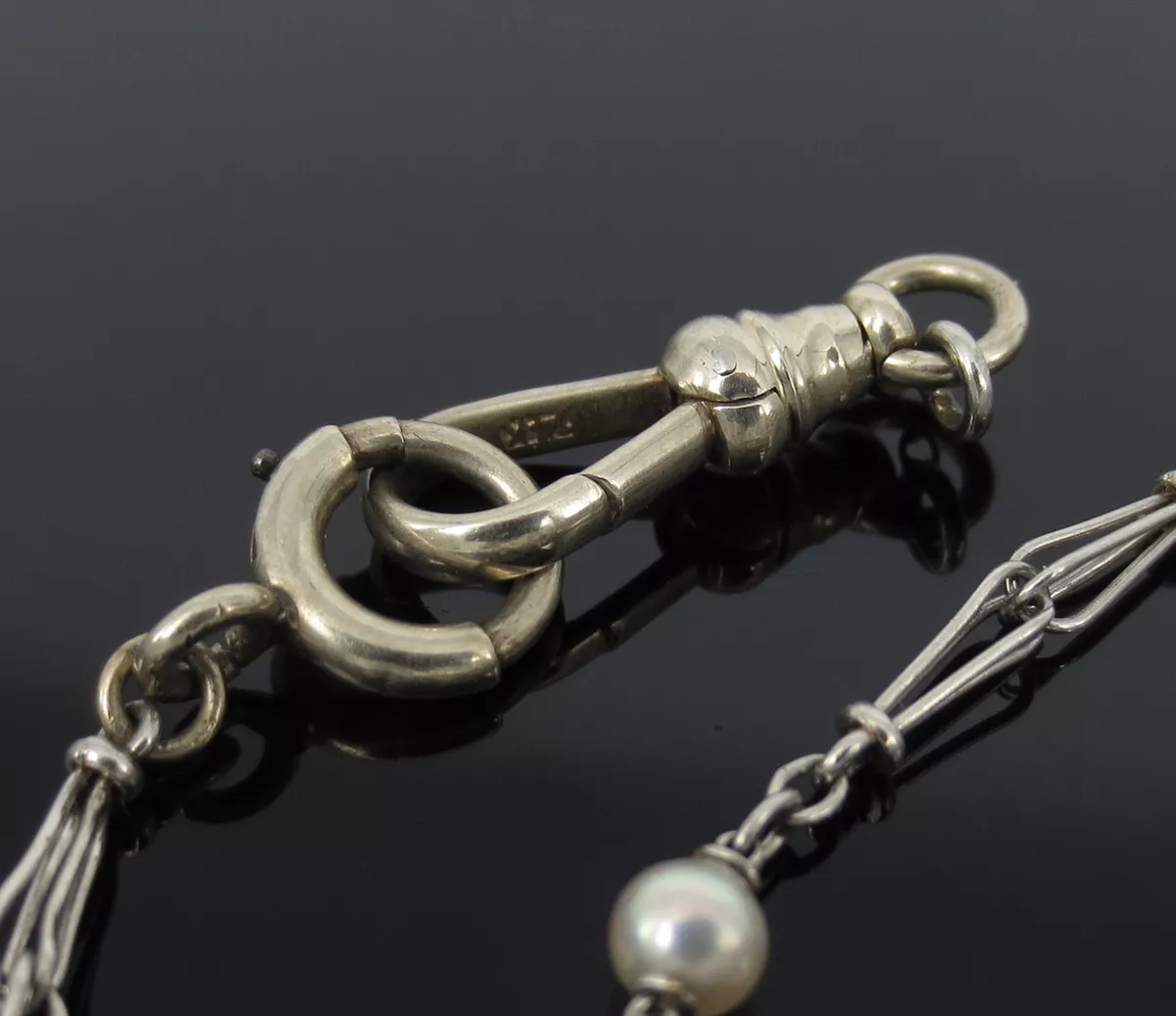 Platinum pocket watch best sale chain