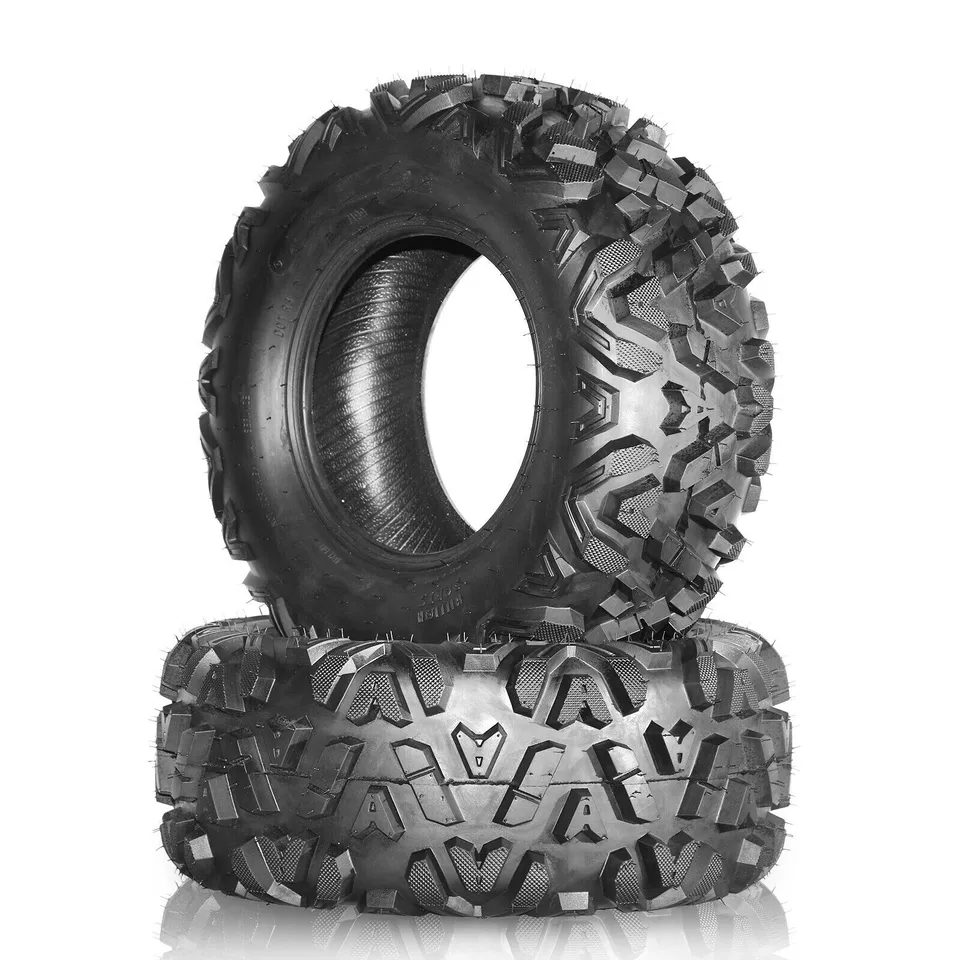 Set of 2 26x9-14 ATV UTV Tires Front Left and Right 6 Ply 26x9x14 Tubeless - Image 2 of 4