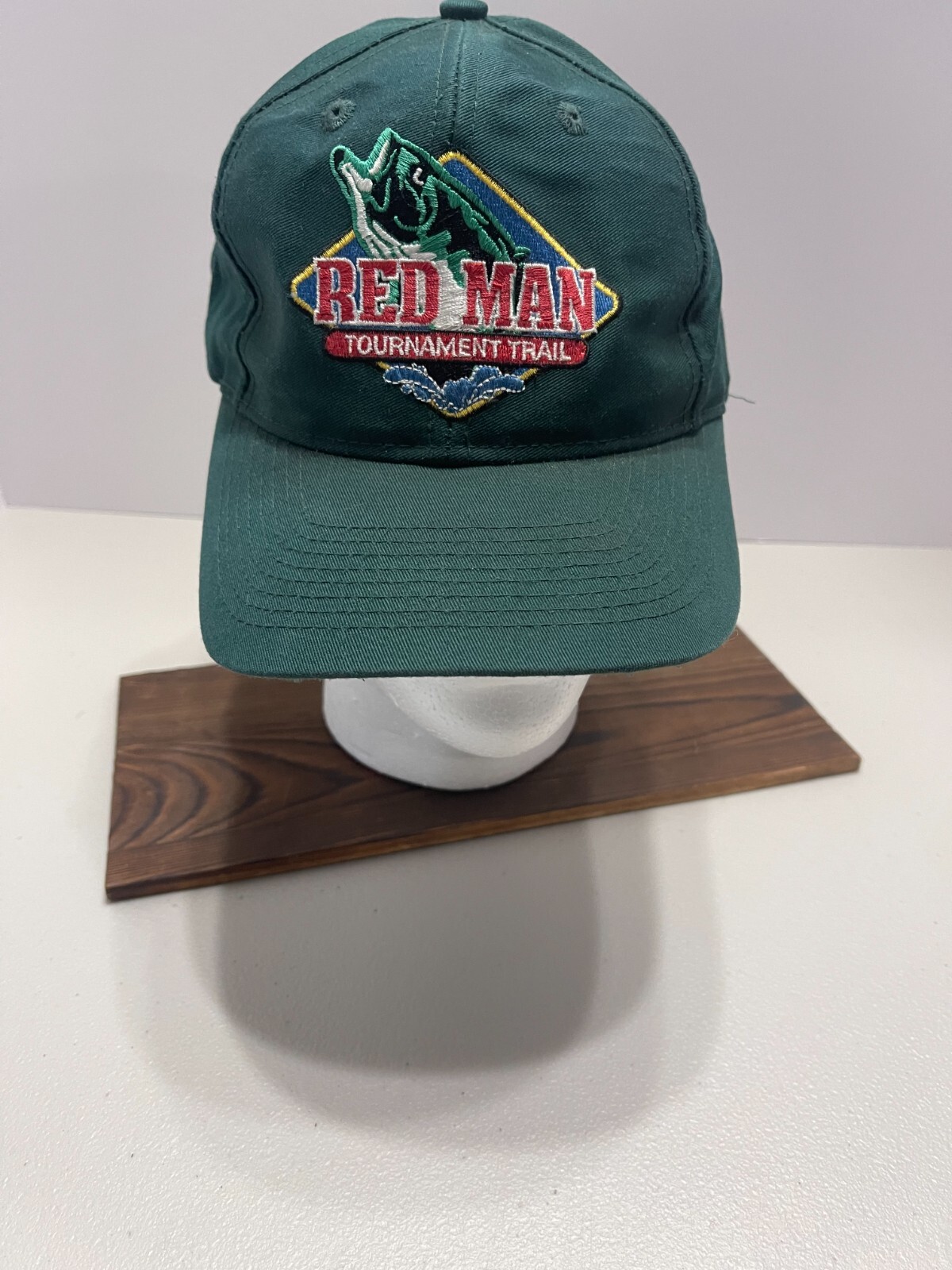 Vintage RedMan Tournament Trail Hat Bass Fishing by E… Gem