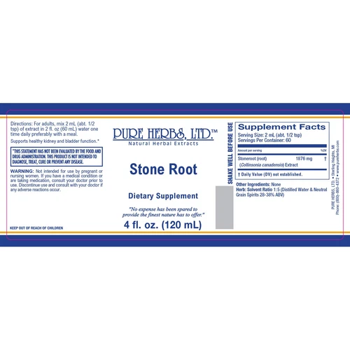 Pure Herbs: Stone Root - 4 oz.