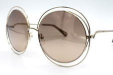 Chloe CE 114SD Sunglasses Gold 769 Authentic 62mm