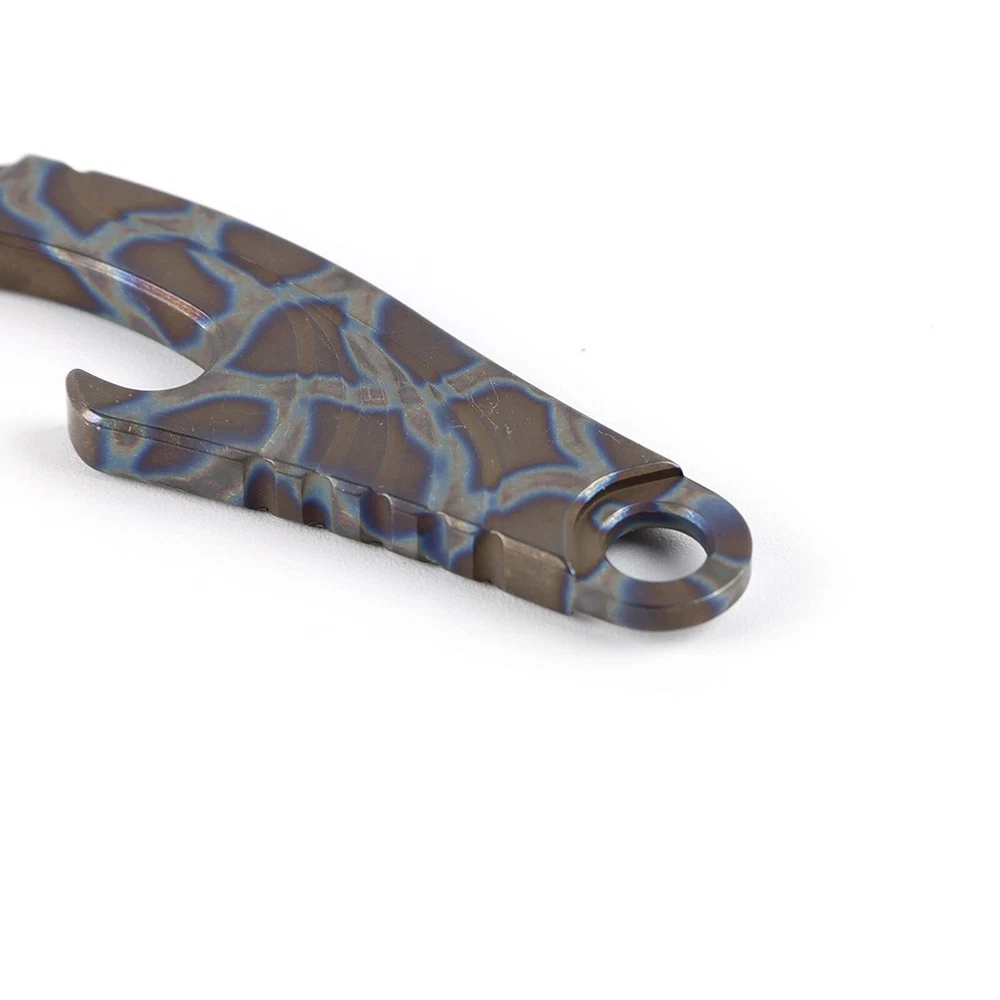 Multi Tool Titanium Pry Bar with Bottle Opener Screwdriver Function (Multicolor)