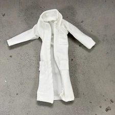 SU-RG-LBC-WH: 1/12 White Wired Lab Coat for 6" DC Marvel action figures
