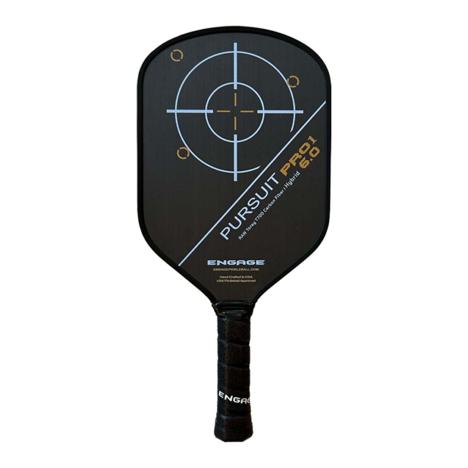 Engage Pursuit Pro1 6.0 Гибридная золотая лопатка для игры в Пиклболл