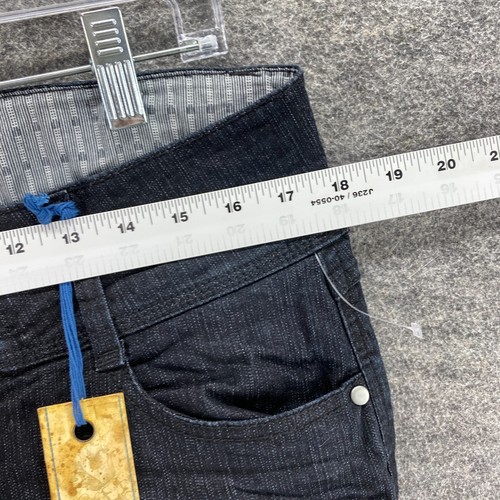 New Tyte Jeans Girls 11 Black Denim Dark Wash Mid Rise Flared Pockets Casual - Picture 5 of 8