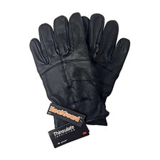 Mens 3M Thinsulate 40 gram Thermal Insulated Winter Leather Gloves