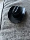 Vintage 1990s Western Barbie Ken Doll Black Cowboy Hat Accessory Plastic 90s