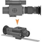 1080P Night Vision Scope, 4X Digital Zoom 940nm Hidden Infrared with Crosshair