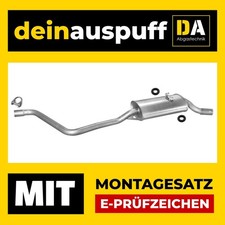Endschalldämpfer für VW Polo 80 86C 1.3 Cat G40 A775