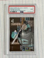 Shohei Ohtani 2023 Topps Black & White #1 Color Photo Negative /99 PSA 9