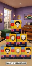 McDonald's UK Friends Anniversary Toys Full Set Of 6 Brand New - Sealed