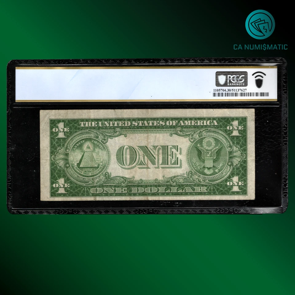 Fr 1609 1935A $1 Dollar Silver Certificate Experimental "R", PCGS 30, 18921 - Image 2 of 2