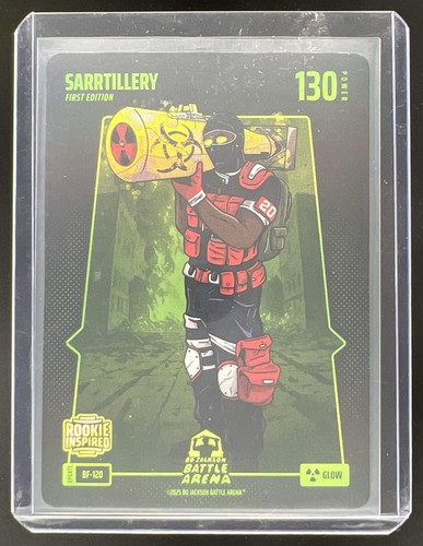 2025 Bo Jackson Battle Arena Update Sarrtillery Glow Battlefoil RC #BF-120
