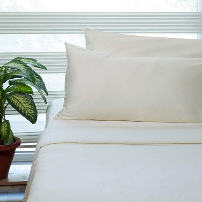 100% Organic Cotton Full Size Sheet Set | 400 Thread Count Sheet Set | GOTS C...