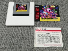 NINTENDO Galactic Pinball Virtual Boy Software