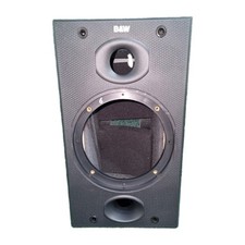 B&W DM601 S1 &S2 Bowers & Wilkins Black Ash 1 X EMPTY SPEAKER CABINET with ins.