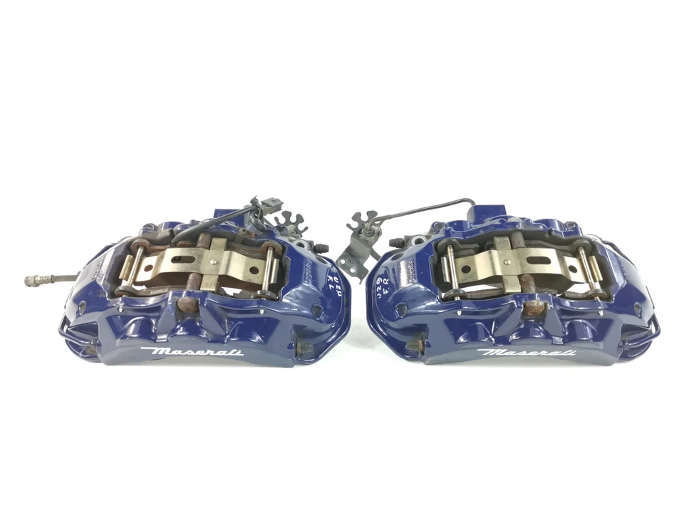 Juego de pinzas de freno Brembo delanteras y traseras izquierda y derecha Maserati Ghibli S Q4 2015 OEM Foto 2 de 4