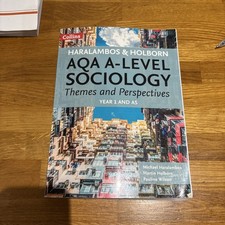 AQA A Level Sociology Themes and Perspectives: Year 1 and ... by Holborn, Martin