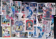 (325) CARD BASE INSERT LOT Noah Syndergaard Dodgers Mets Phillies Angels MLB