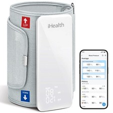 iHealth Neo Wireless Blood Pressure Monitor, Upper Arm Cuff, Bluetooth Blood ...