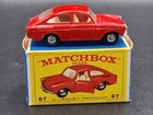 Vintage 1968 Lesney Matchbox #67 Volkswagen 1600 TL Mint Condition NOS