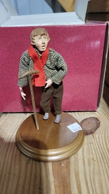 Vintage Christmas Carol Tiny Tim Figurine Hallmark Collections in Box