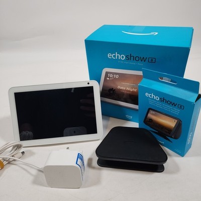 Amazon Echo Show 8 + Ständer C7H6N3 2. Gen Smart Assistant - Originalverpackt Funktioniert